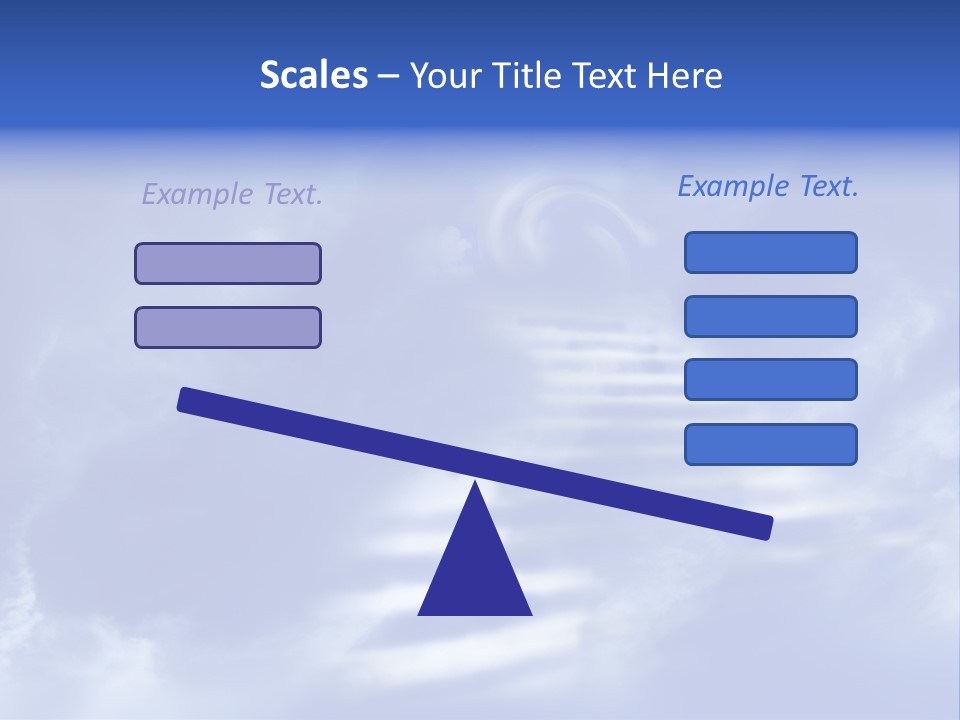 Isolated Holding Blank PowerPoint Template