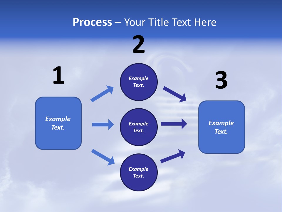 Isolated Holding Blank PowerPoint Template