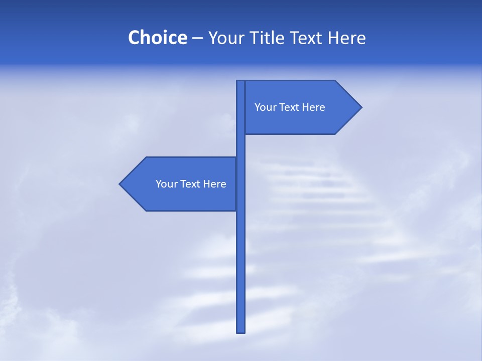 Isolated Holding Blank PowerPoint Template
