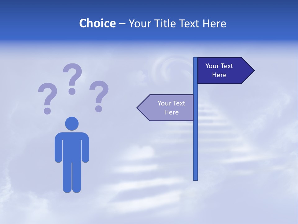 Isolated Holding Blank PowerPoint Template