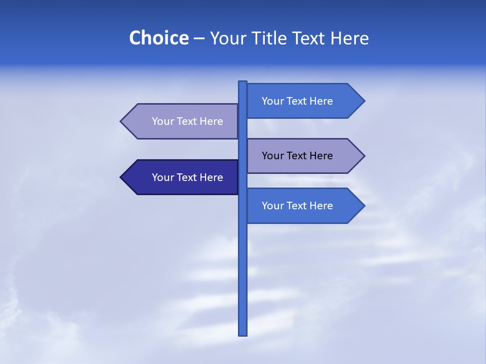 Isolated Holding Blank PowerPoint Template