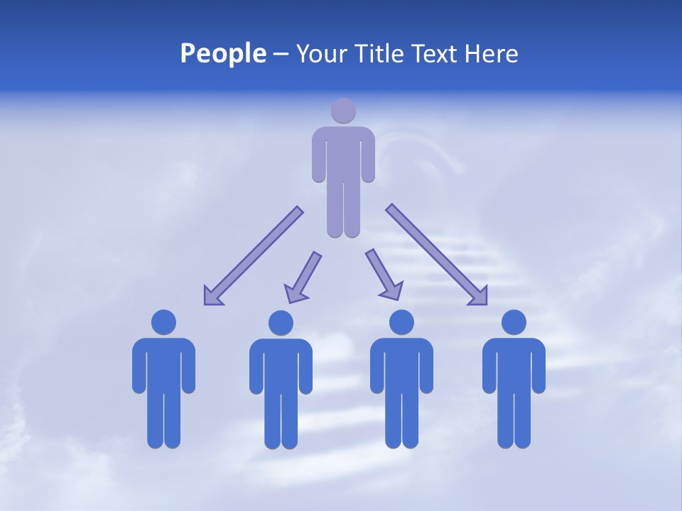 Isolated Holding Blank PowerPoint Template