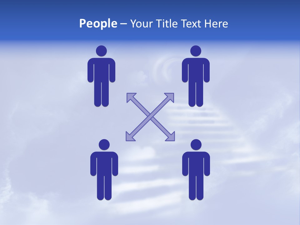 Isolated Holding Blank PowerPoint Template