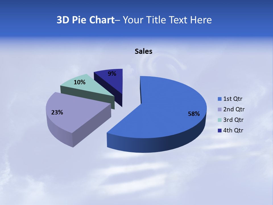 Isolated Holding Blank PowerPoint Template