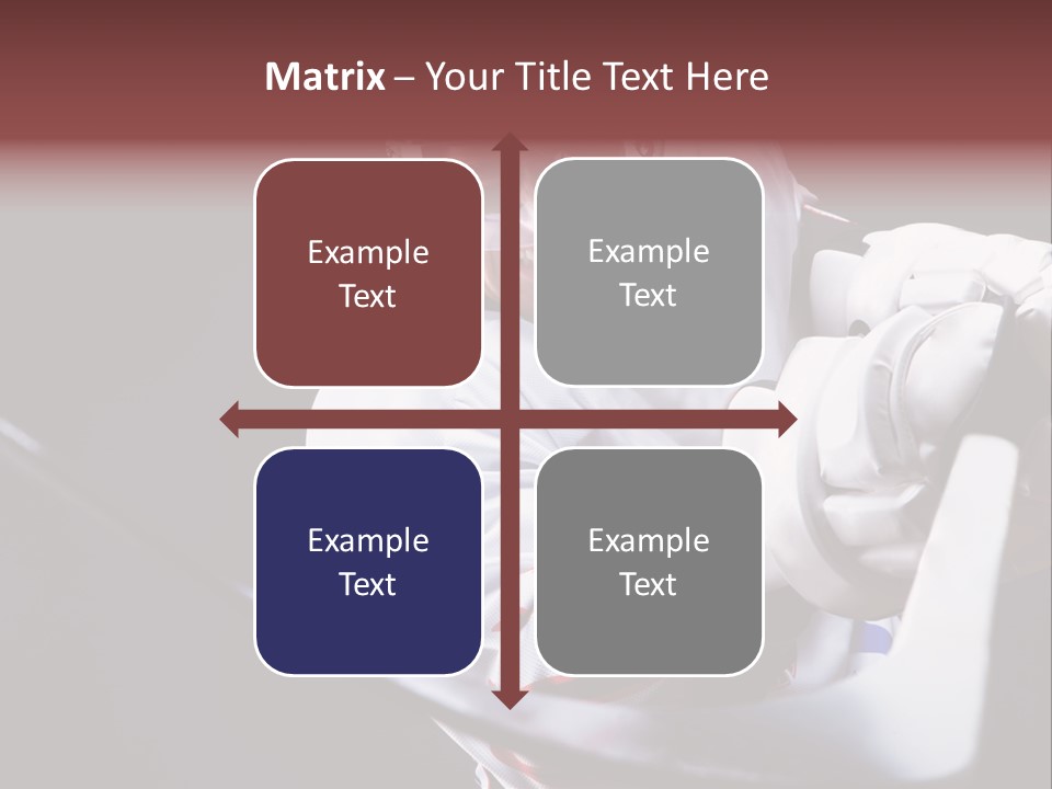 Sportswear Winter Handsome PowerPoint Template