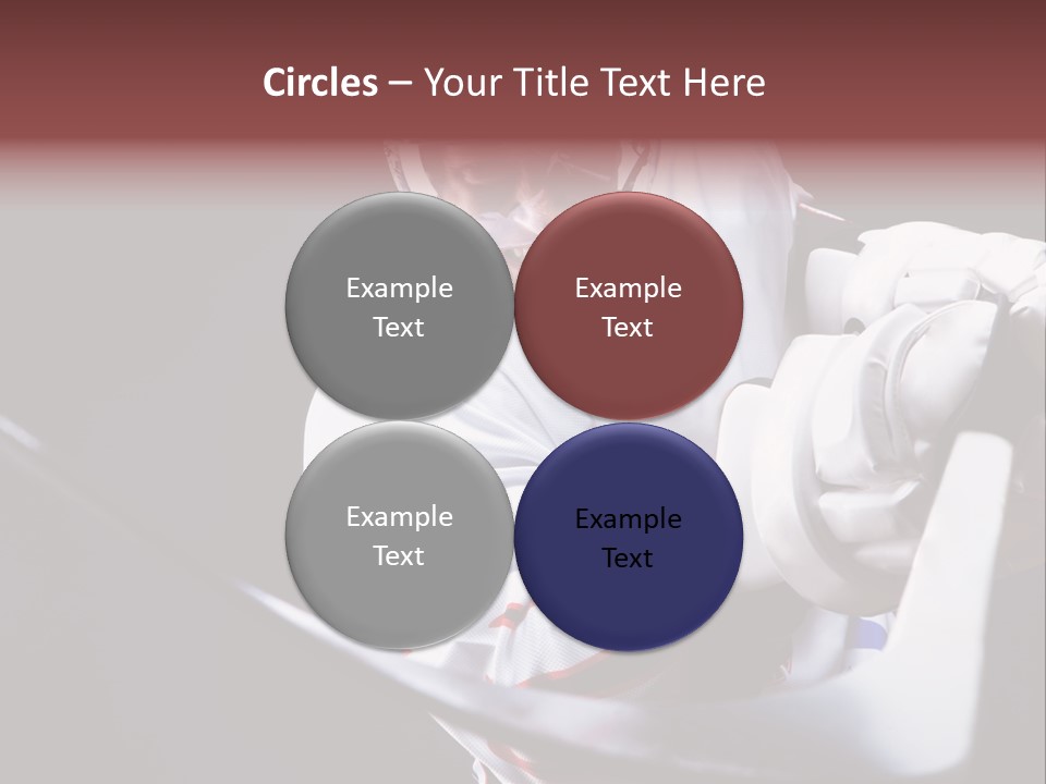 Sportswear Winter Handsome PowerPoint Template