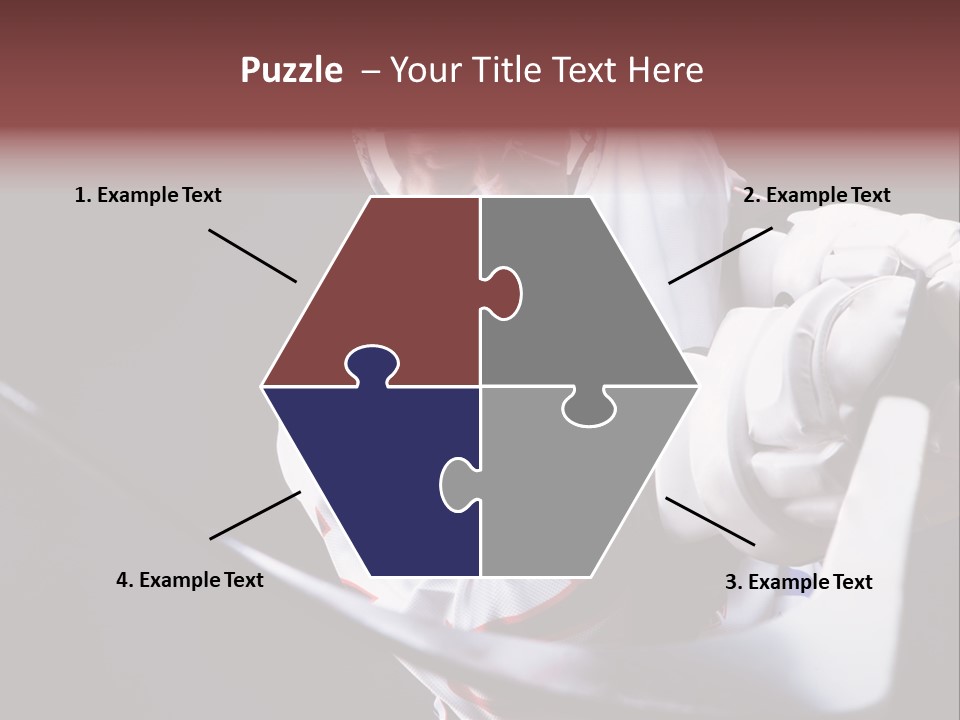 Sportswear Winter Handsome PowerPoint Template