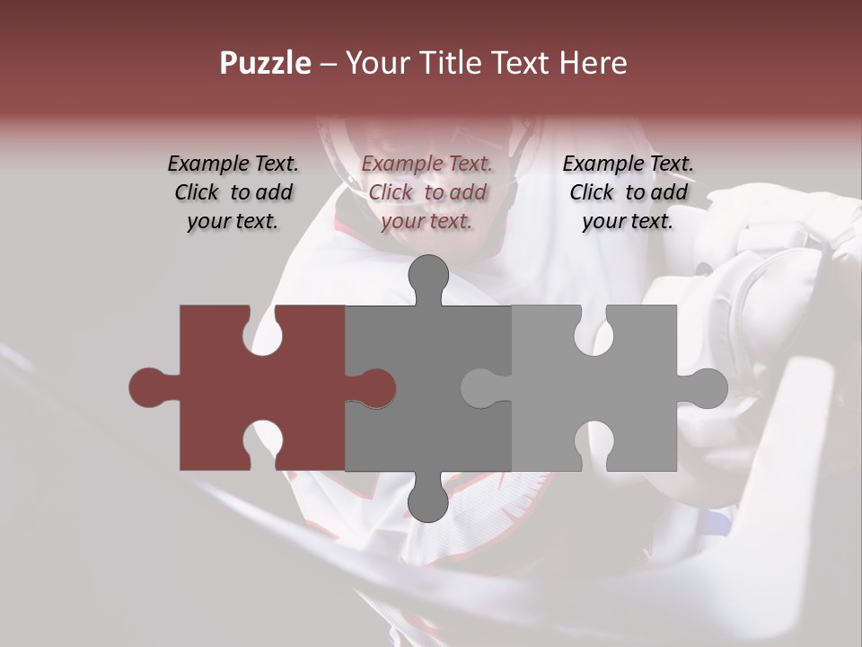 Sportswear Winter Handsome PowerPoint Template