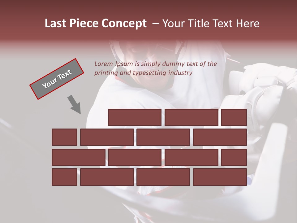 Sportswear Winter Handsome PowerPoint Template