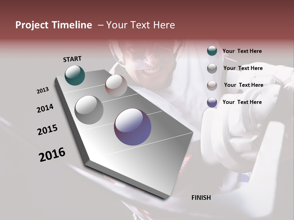 Sportswear Winter Handsome PowerPoint Template