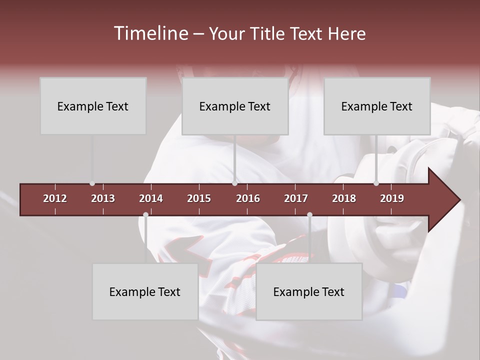 Sportswear Winter Handsome PowerPoint Template