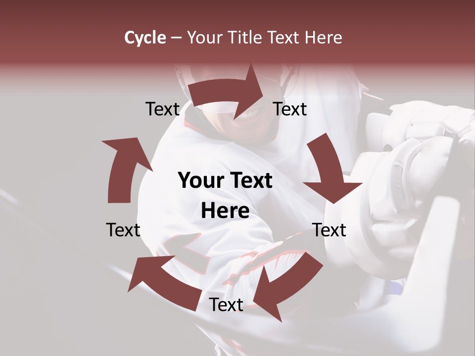 Sportswear Winter Handsome PowerPoint Template