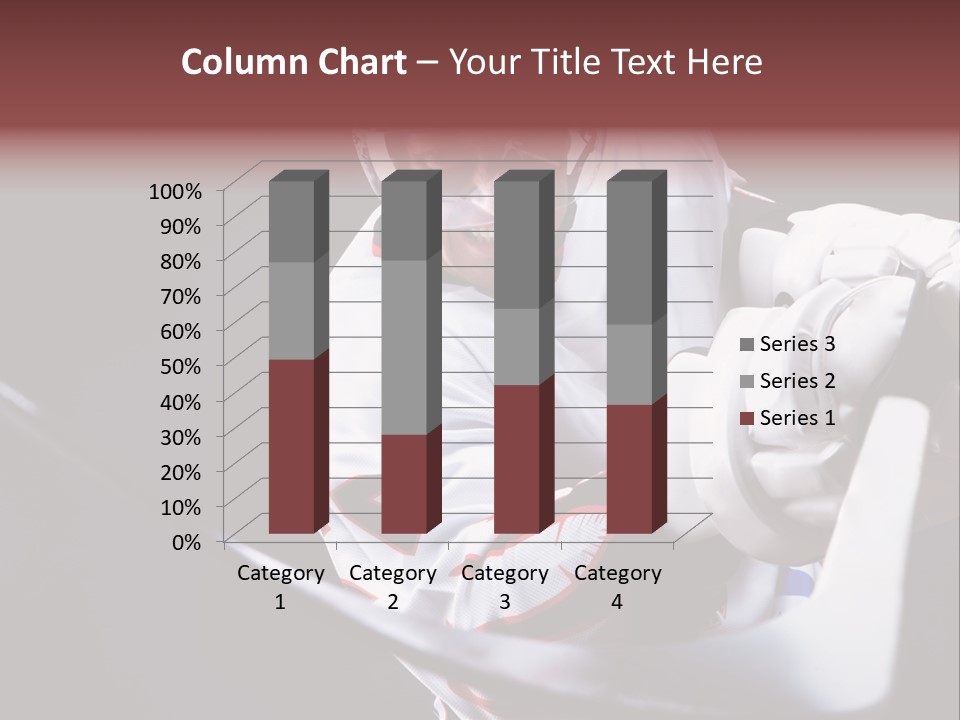 Sportswear Winter Handsome PowerPoint Template