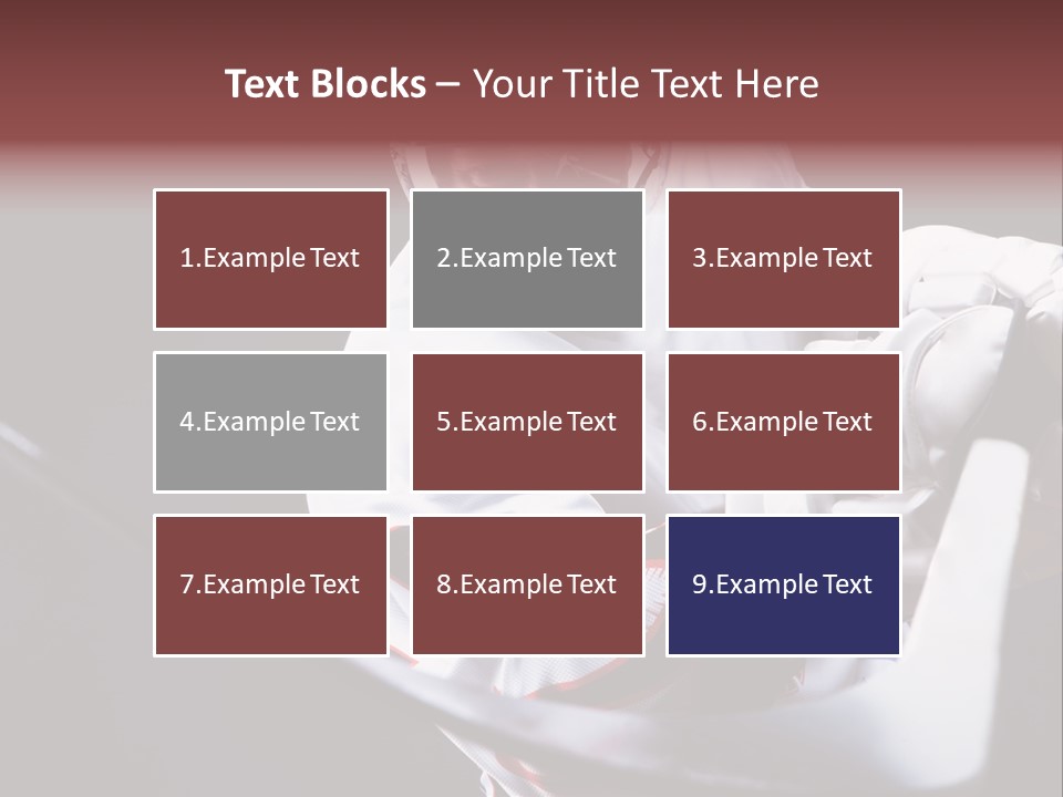 Sportswear Winter Handsome PowerPoint Template