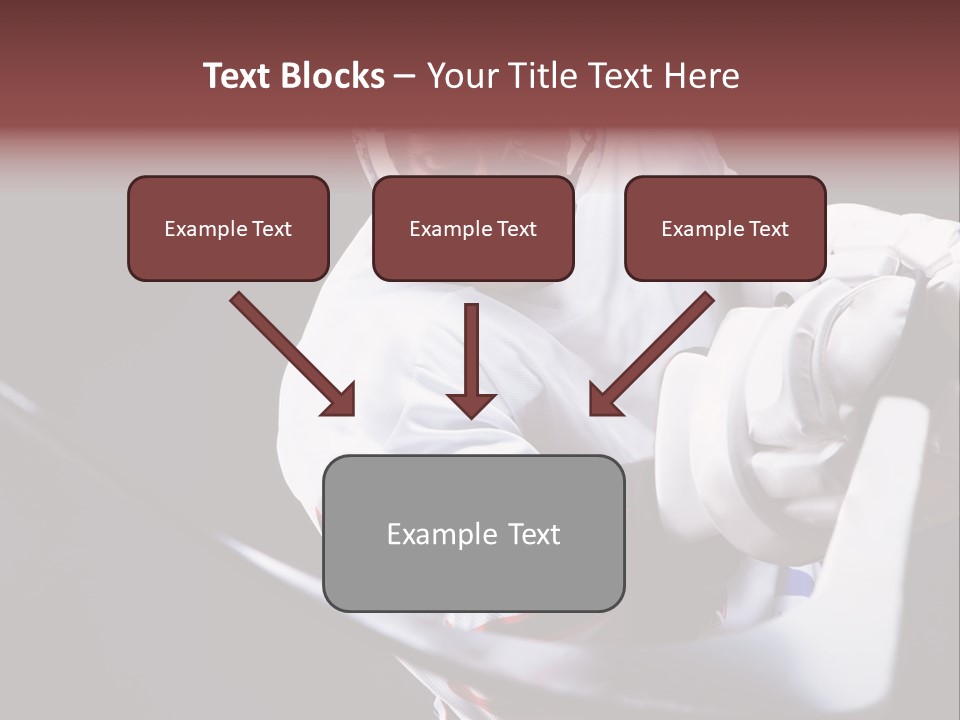 Sportswear Winter Handsome PowerPoint Template