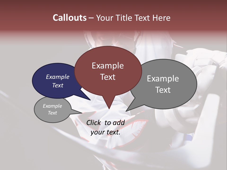 Sportswear Winter Handsome PowerPoint Template