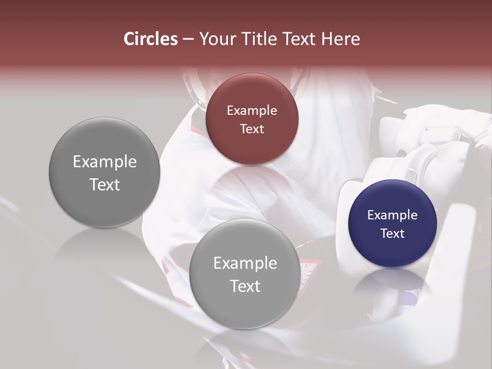 Sportswear Winter Handsome PowerPoint Template