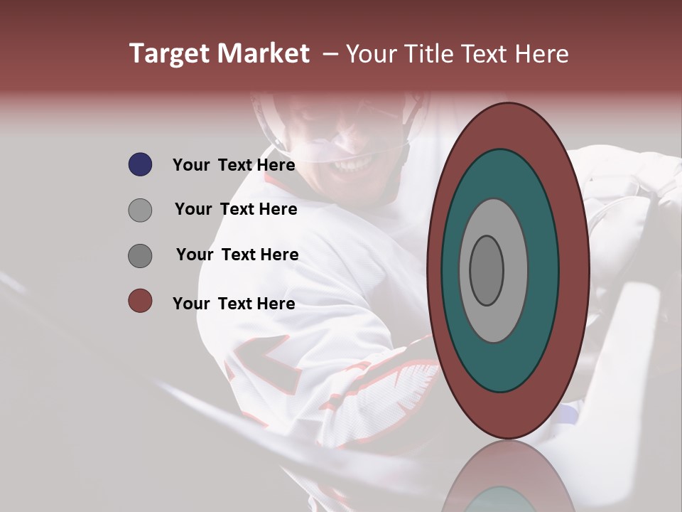 Sportswear Winter Handsome PowerPoint Template