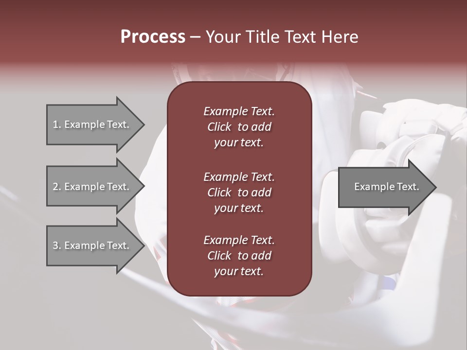 Sportswear Winter Handsome PowerPoint Template