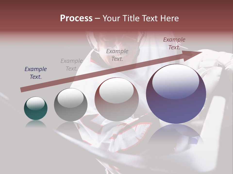 Sportswear Winter Handsome PowerPoint Template