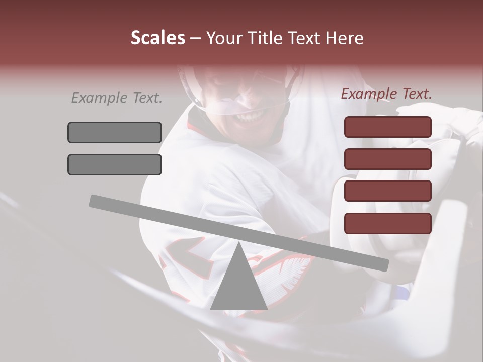 Sportswear Winter Handsome PowerPoint Template