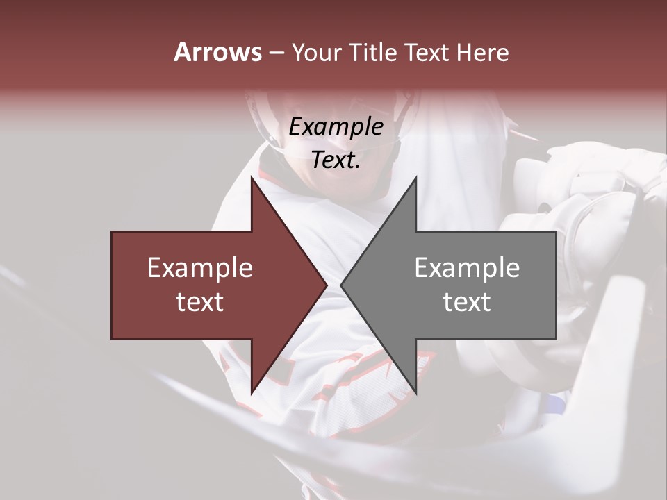 Sportswear Winter Handsome PowerPoint Template