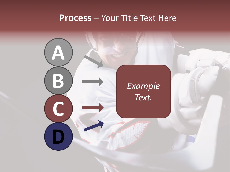 Sportswear Winter Handsome PowerPoint Template