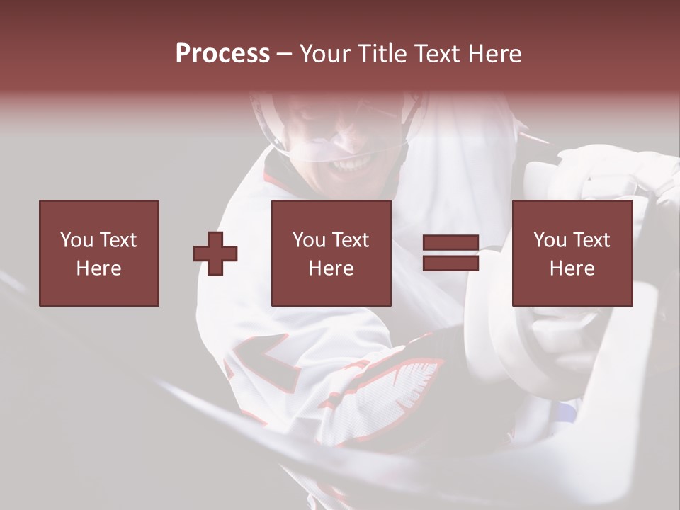 Sportswear Winter Handsome PowerPoint Template