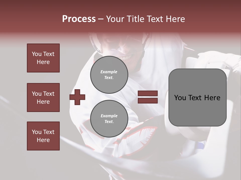 Sportswear Winter Handsome PowerPoint Template