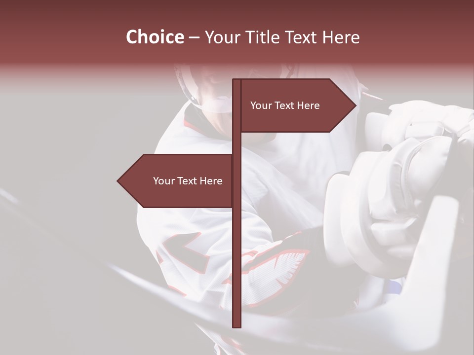 Sportswear Winter Handsome PowerPoint Template