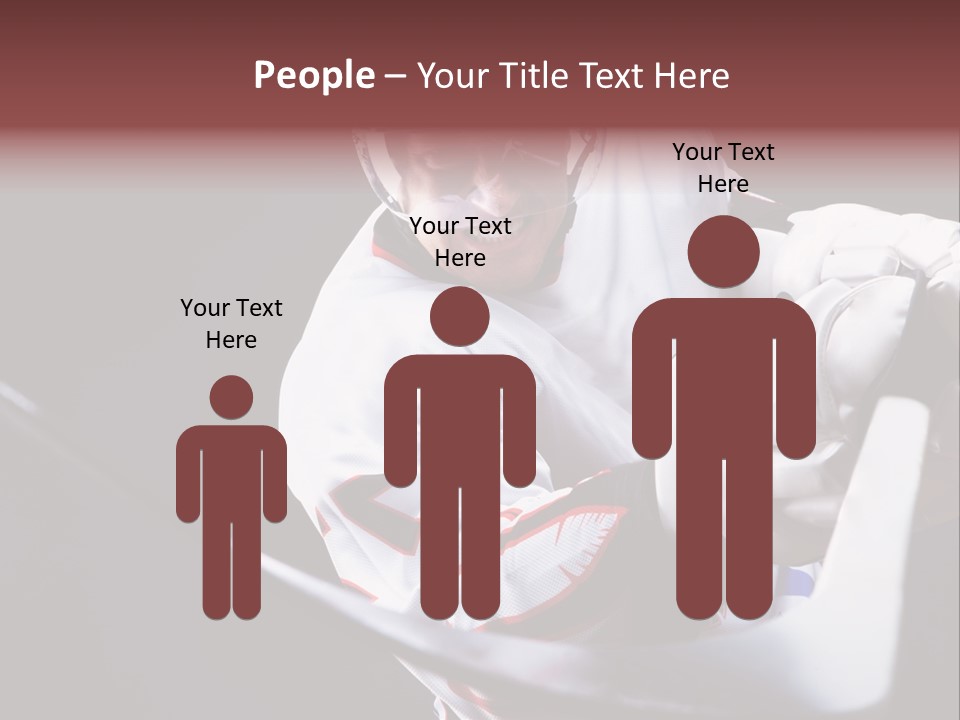 Sportswear Winter Handsome PowerPoint Template