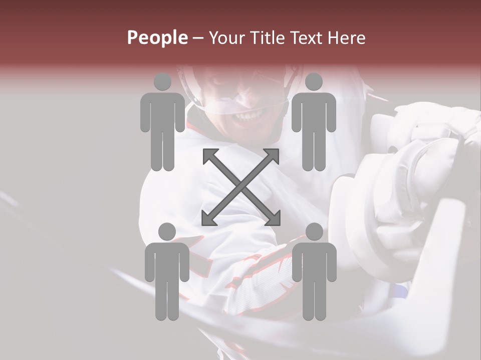 Sportswear Winter Handsome PowerPoint Template