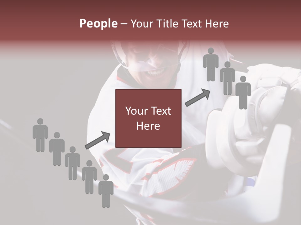 Sportswear Winter Handsome PowerPoint Template