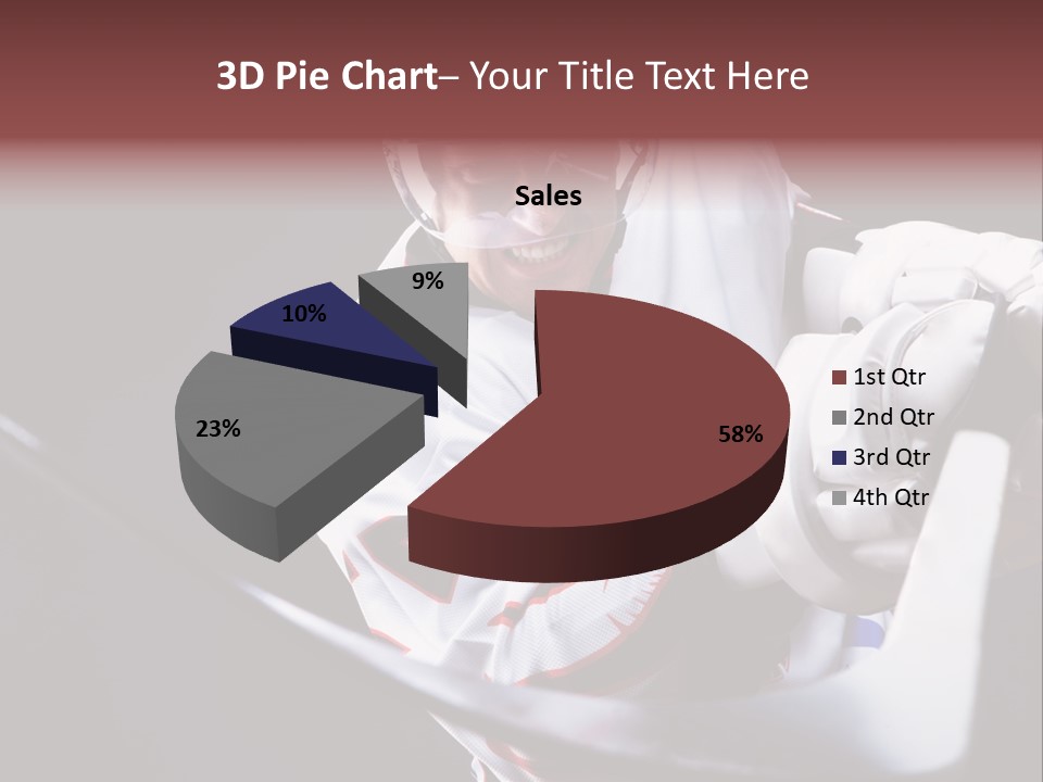 Sportswear Winter Handsome PowerPoint Template