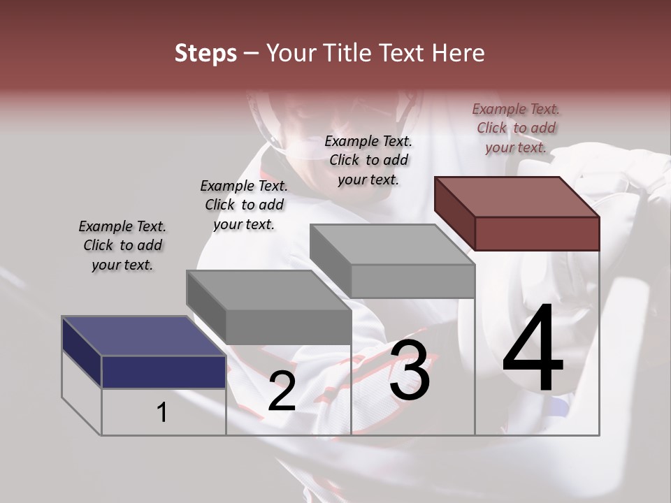 Sportswear Winter Handsome PowerPoint Template