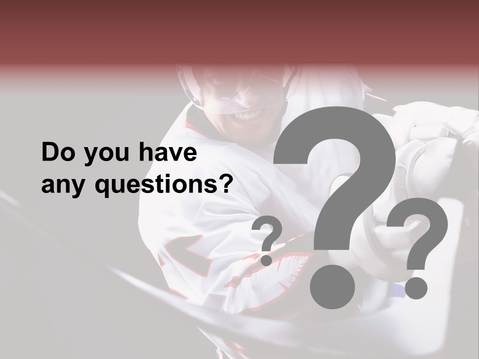 Sportswear Winter Handsome PowerPoint Template