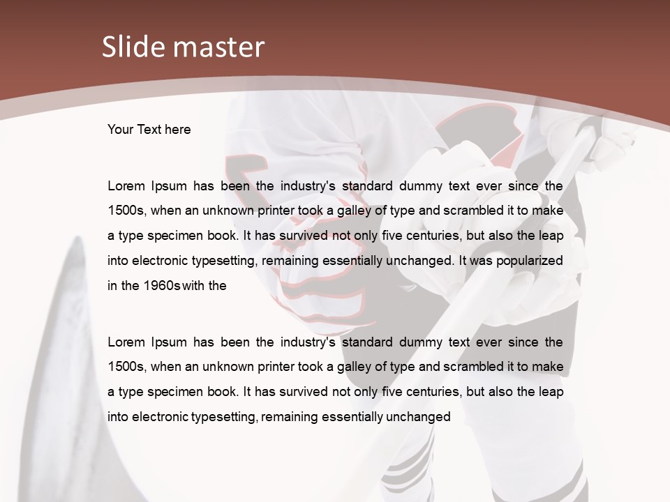 Guy Leisure Gloved PowerPoint Template