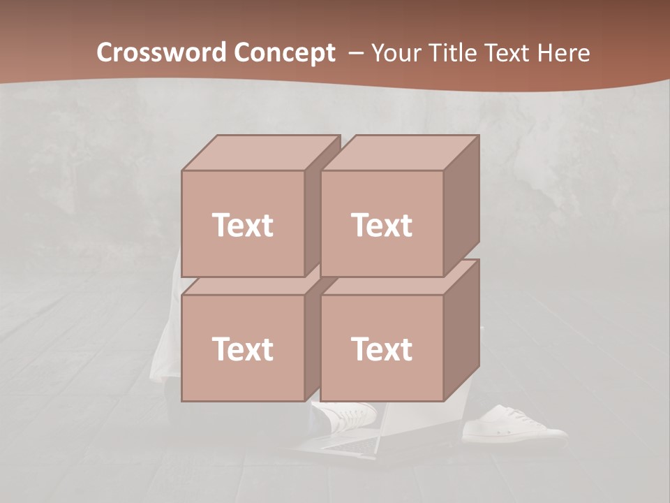 Study Female Girl PowerPoint Template