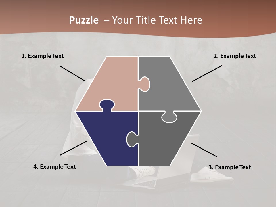 Study Female Girl PowerPoint Template