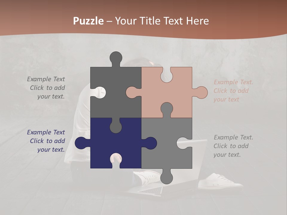 Study Female Girl PowerPoint Template