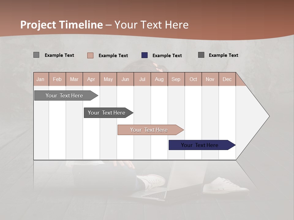 Study Female Girl PowerPoint Template