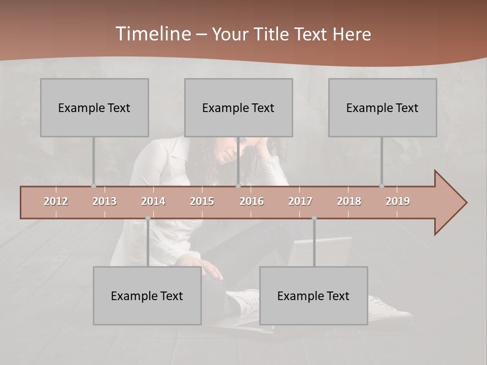 Study Female Girl PowerPoint Template