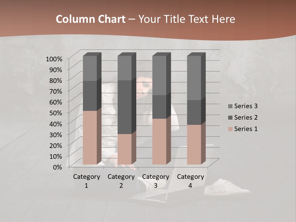 Study Female Girl PowerPoint Template
