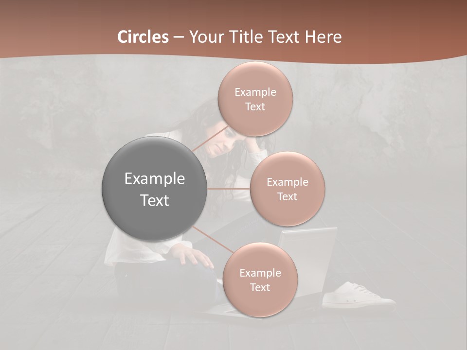 Study Female Girl PowerPoint Template