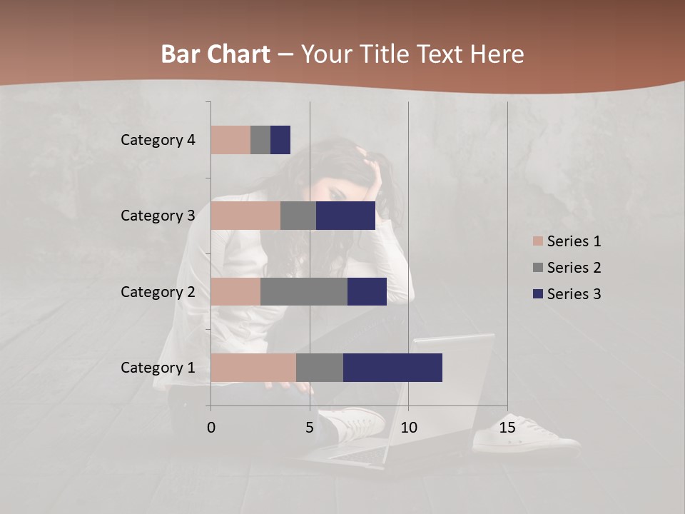 Study Female Girl PowerPoint Template