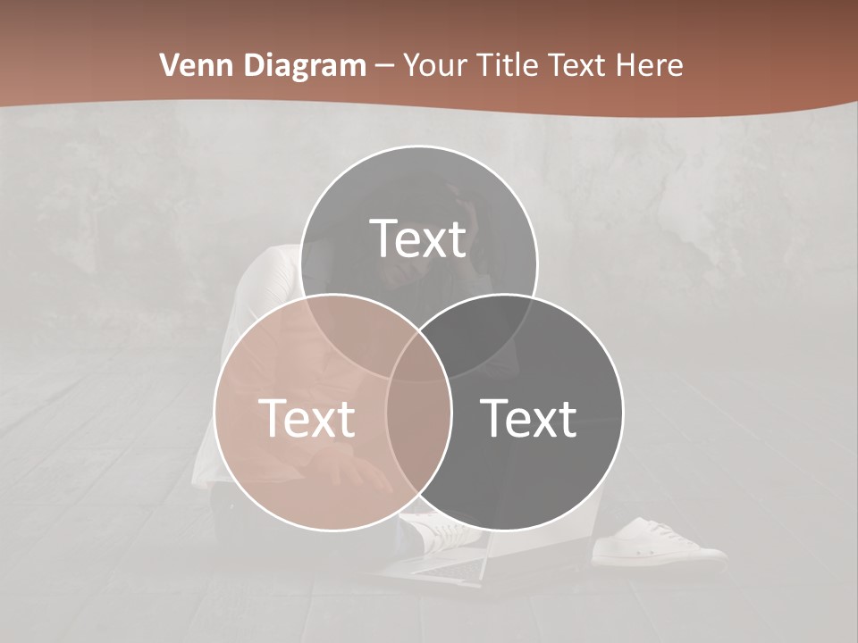 Study Female Girl PowerPoint Template