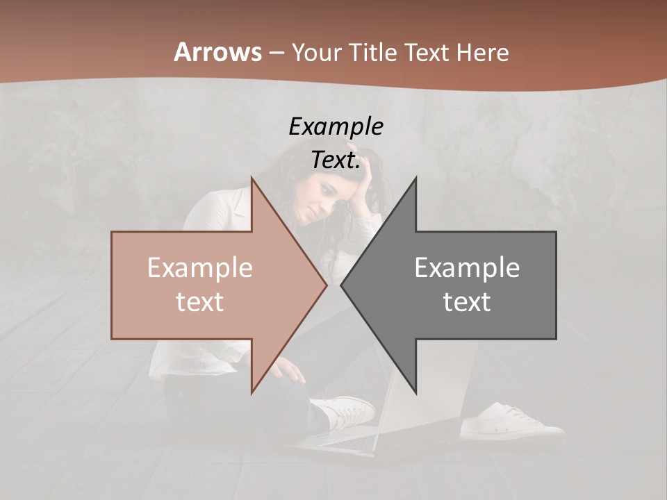 Study Female Girl PowerPoint Template