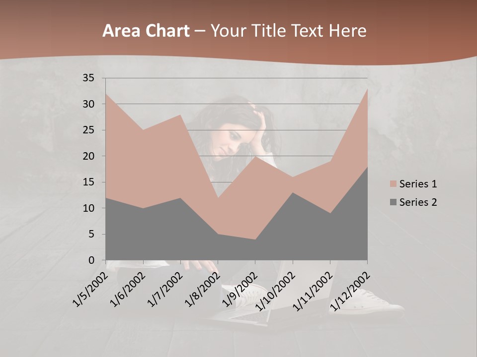 Study Female Girl PowerPoint Template