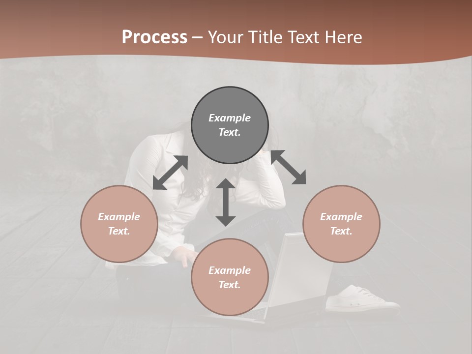 Study Female Girl PowerPoint Template