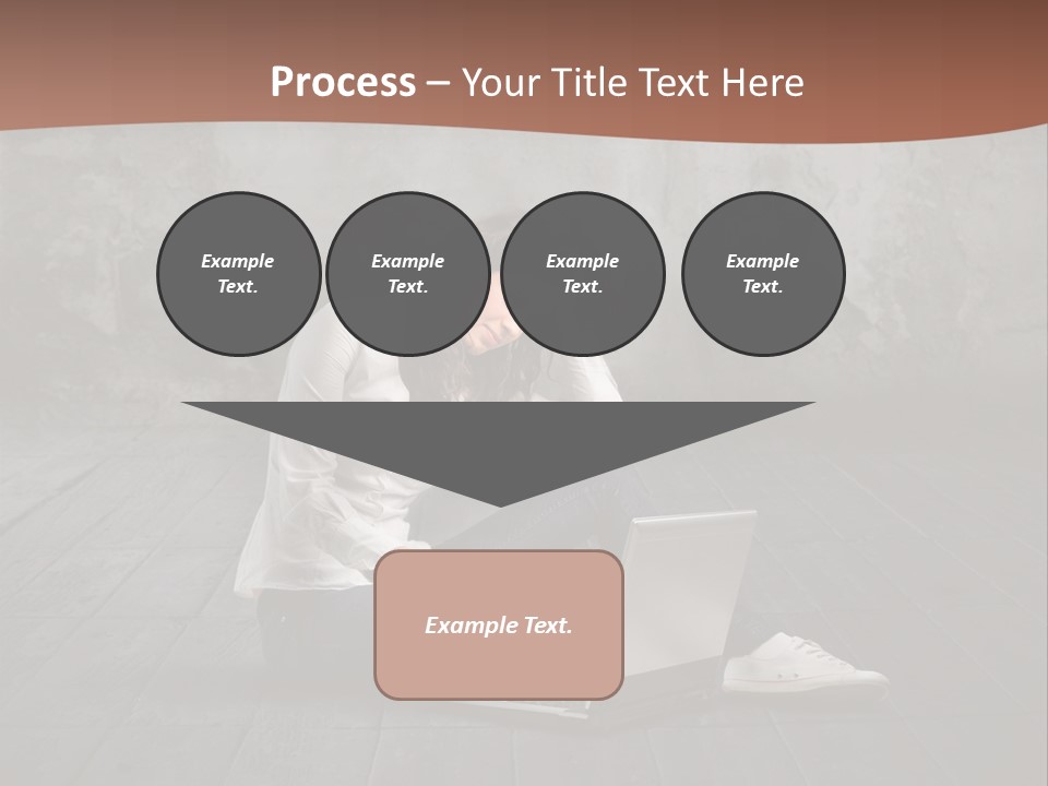 Study Female Girl PowerPoint Template